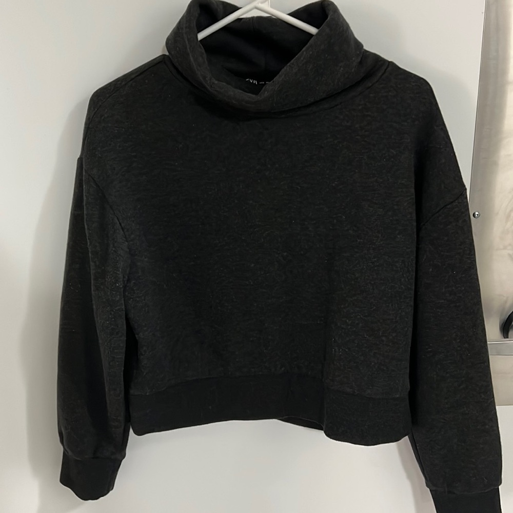 Zara cowl neck crew sweatshirt